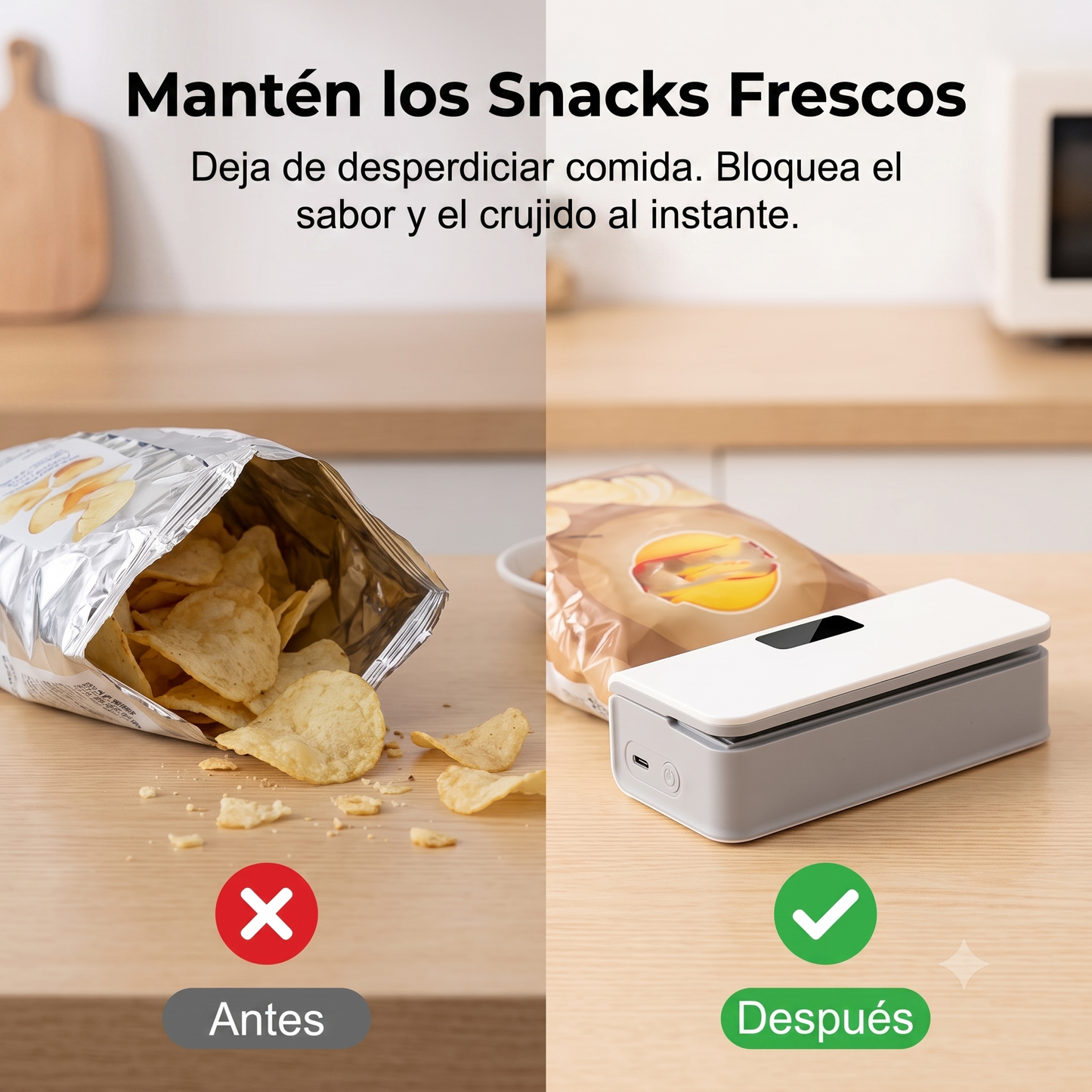 Mini Sellador de Bolsas